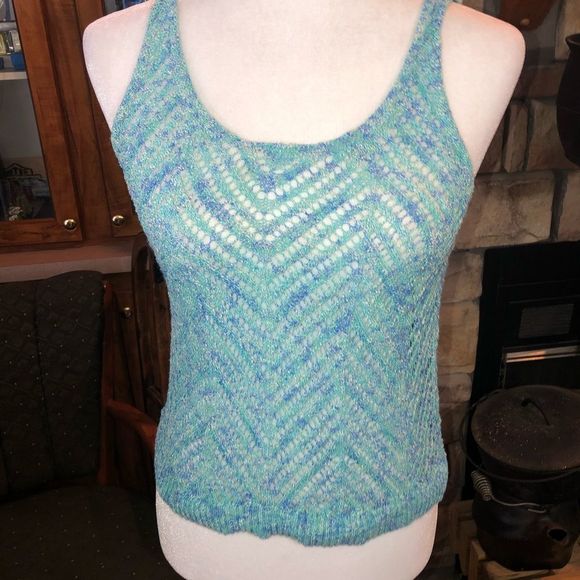 Mossimo size Medium crochet tank top boho style - Picture 3 of 3
